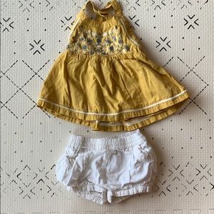 Baby Girl Matching Tank Top and Shorts